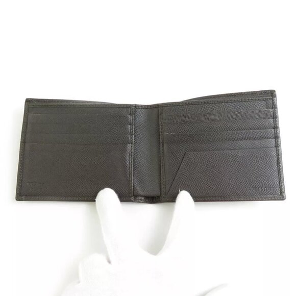 Auth PRADA Bill Compartment Brown Leather - - Picture 3 of 8